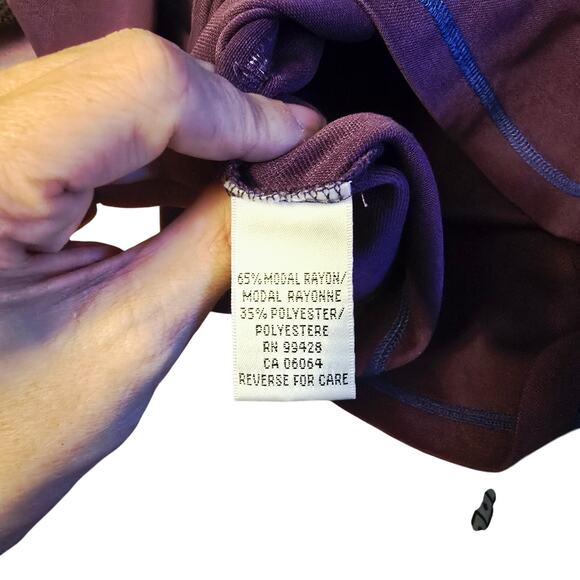 Bugatchi uomo purple long sleeve shirt - Picture 4 of 4